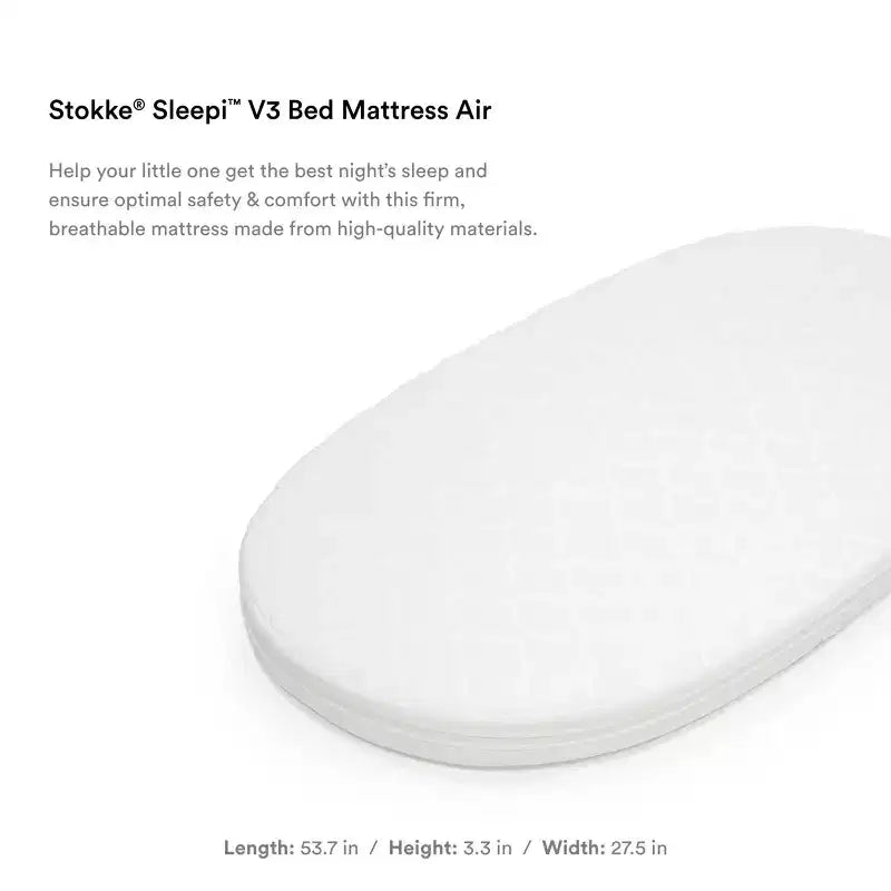 Materasso per culla in schiuma traspirante Sleepi Bed da 3,3 cm