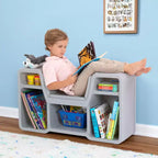 Angolo Lettura Accogliente Cubby Libreria per Bambini Nera