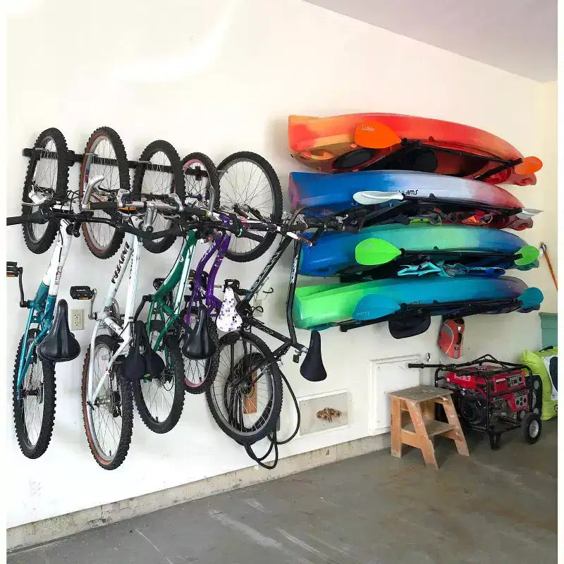 G-Bike | Sistema di stoccaggio regolabile a muro | Contiene 5 bici