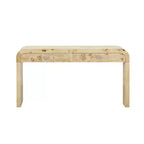 Consolle ad arco con cassetti, Tavolo da ingresso minimalista in legno con cassetti per ingresso