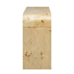 Consolle ad arco con cassetti, Tavolo da ingresso minimalista in legno con cassetti per ingresso