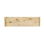 Consolle ad arco con cassetti, Tavolo da ingresso minimalista in legno con cassetti per ingresso
