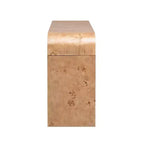 Consolle ad arco con cassetti, Tavolo da ingresso minimalista in legno con cassetti per ingresso