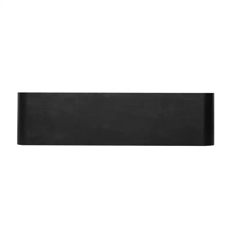 Consolle ad arco con cassetti, Tavolo da ingresso minimalista in legno con cassetti per ingresso
