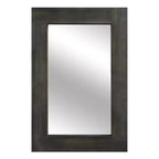 Specchio da bagno rustico con cornice in legno massello da parete per camera da letto, soggiorno, ingresso, decorazione da parete