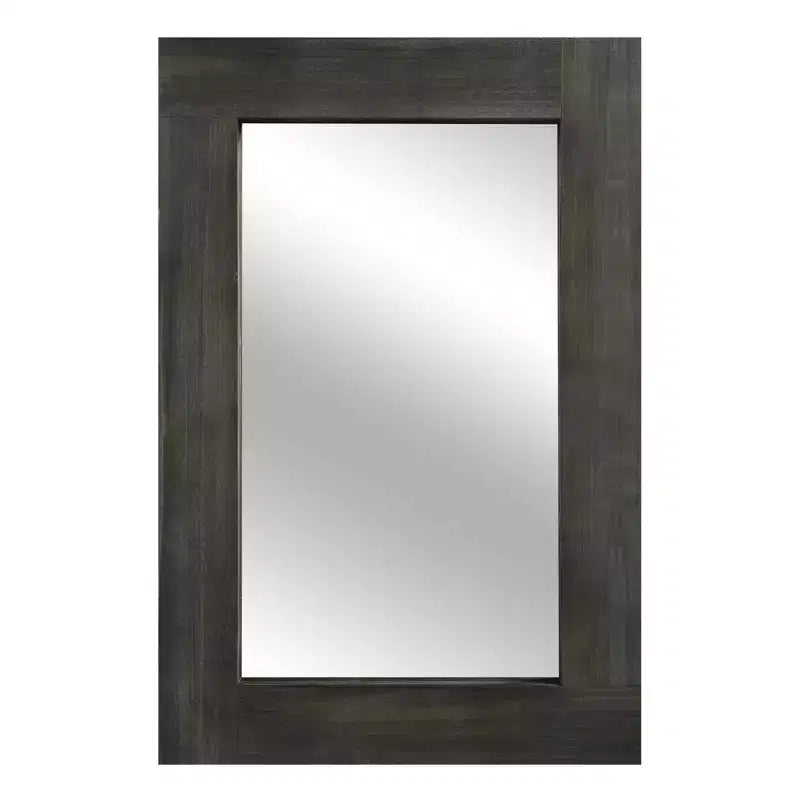 Specchio da bagno rustico con cornice in legno massello da parete per camera da letto, soggiorno, ingresso, decorazione da parete
