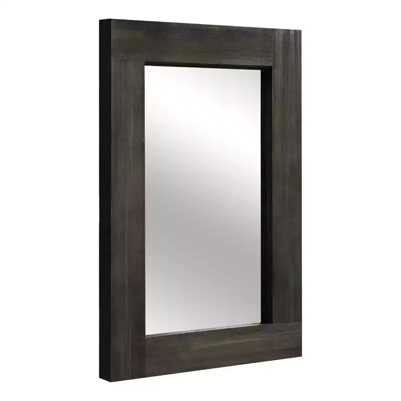 Specchio da bagno rustico con cornice in legno massello da parete per camera da letto, soggiorno, ingresso, decorazione da parete