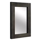 Specchio da bagno rustico con cornice in legno massello da parete per camera da letto, soggiorno, ingresso, decorazione da parete