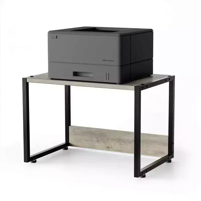 Supporto per stampante a livello singolo in truciolato, grigio washed Combo B 15,7x12x12,2 pollici