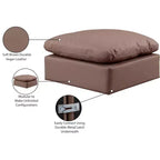 Pouf in pelle vegana Indulge