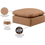 Pouf in pelle vegana Indulge