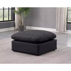 Pouf in pelle vegana Indulge