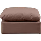 Pouf in pelle vegana Indulge