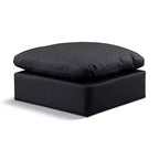 Meridian Furniture,Indulge Vegan Leather Ottoman
