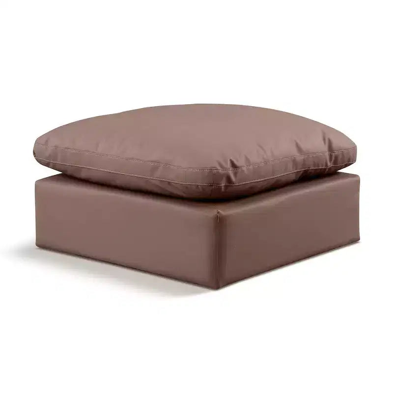 Pouf in pelle vegana Indulge