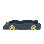 Letto a piattaforma a forma di auto Dean con ruote e contenitore