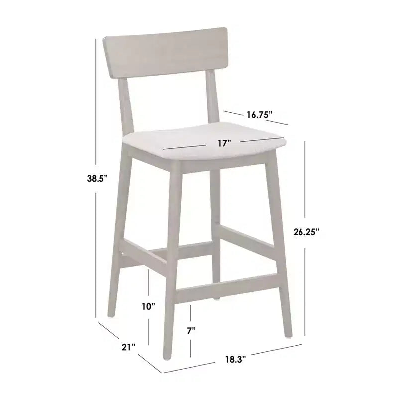 Set da pranzo 5 pezzi Newington, altezza bancone, noce