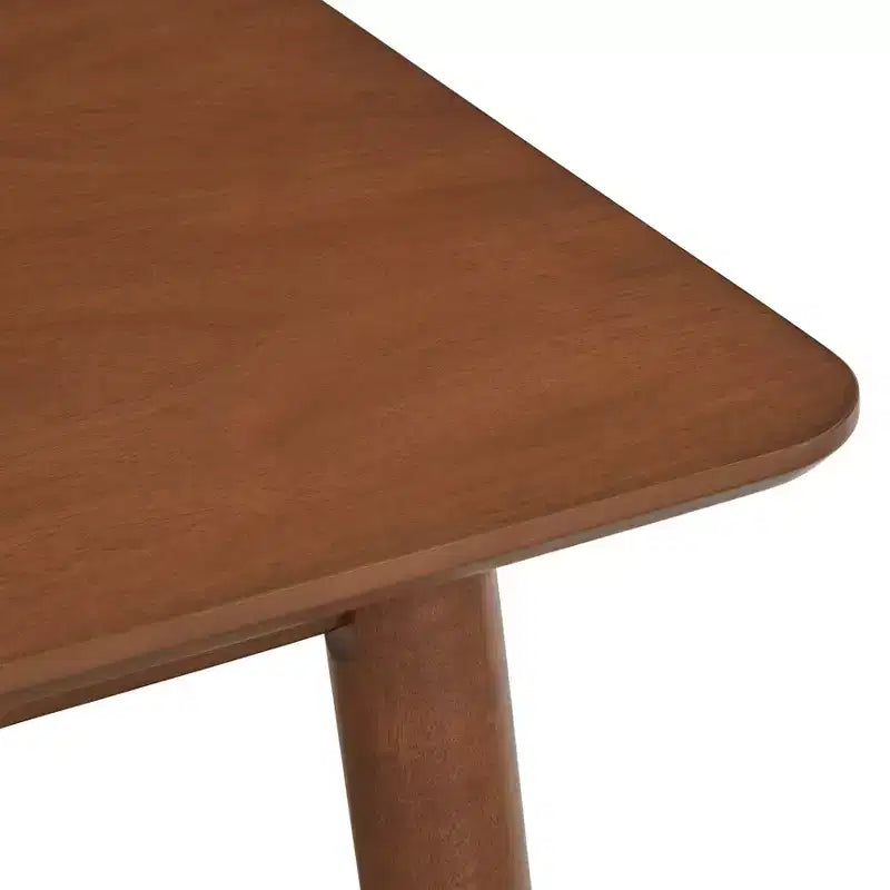 Set da pranzo 5 pezzi Newington, altezza bancone, noce