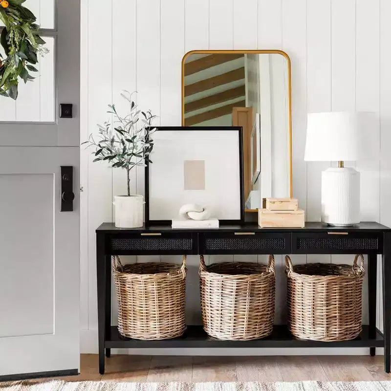 Specchio decorativo rettangolare 24 x 36 con angoli arrotondati - disegnato con