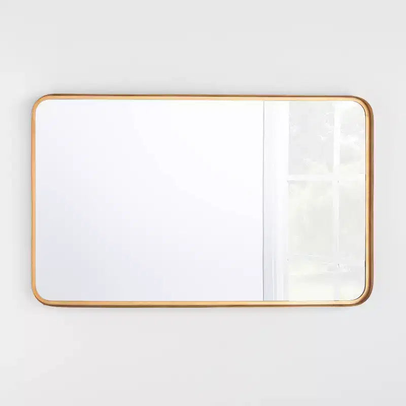 Specchio decorativo rettangolare 24 x 36 con angoli arrotondati - disegnato con