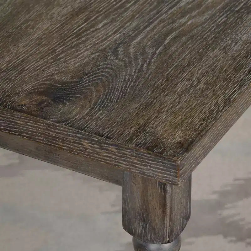 Set da pranzo Burntwood da 6 pezzi con panca
